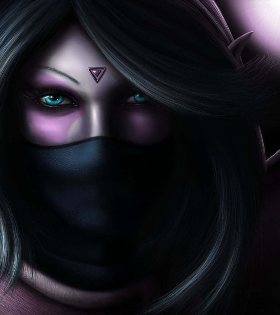 Mysterious Templar Assassin In Action Wallpaper