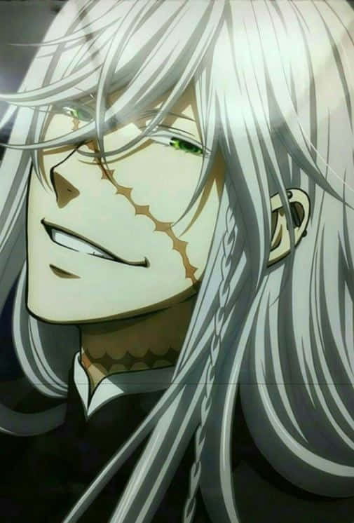 Mysterious Undertaker From Black Butler Anime Series Wallpaper