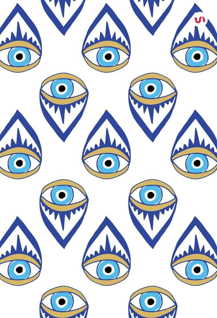 Mystic Evil Eye Iphone Wallpaper Wallpaper