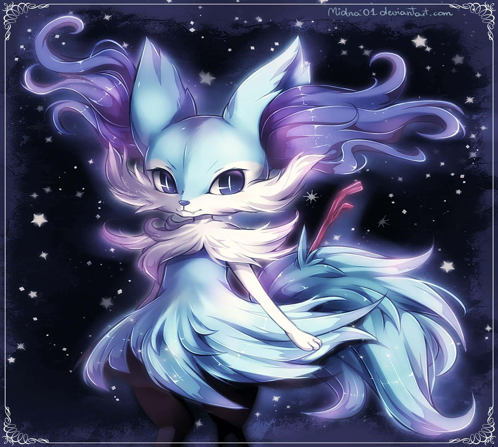 Mystical Braixen Artwork Wallpaper