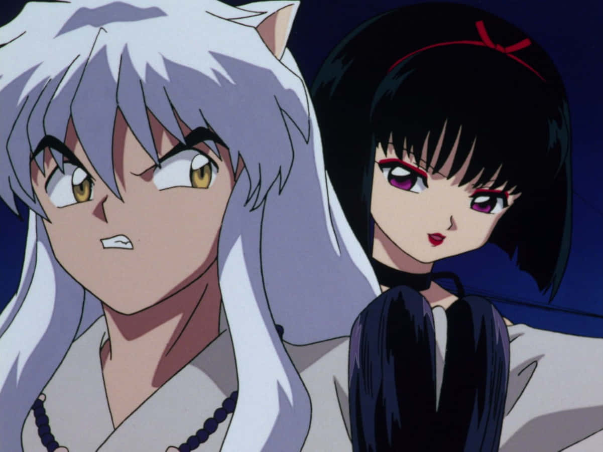 Mystical Encounter - Inuyasha And Yura Wallpaper