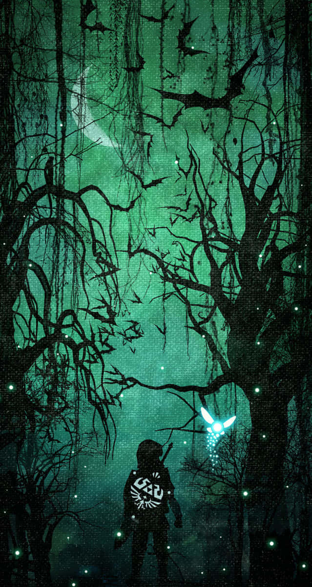 Mystical Forest Linkand Navi Zelda Wallpaper