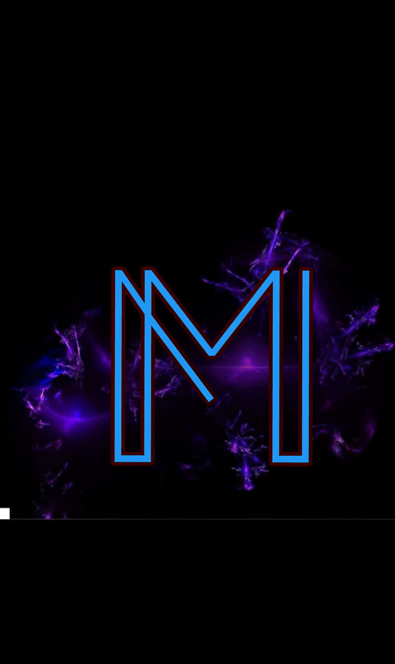 Mystical M Letter Aesthetic Wallpaper