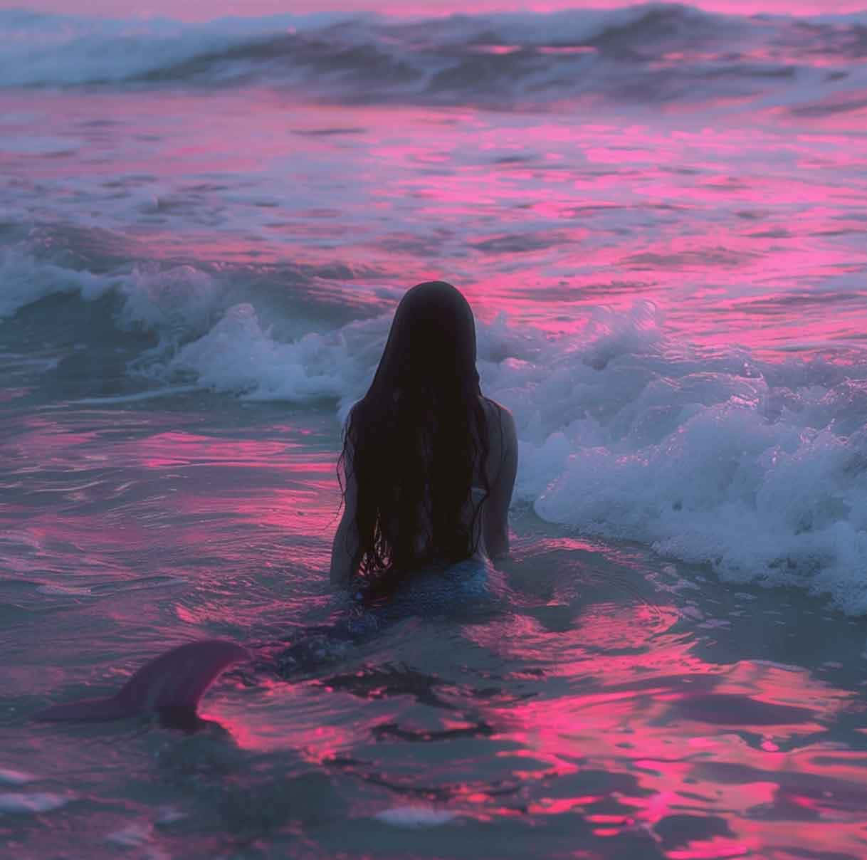 Mystical_ Mermaid_ Twilight Wallpaper