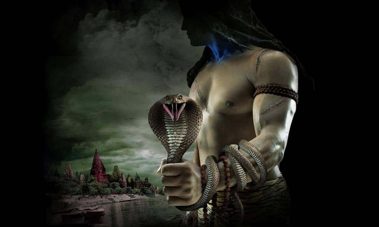 Mystical_ Shiva_with_ Cobra_ H D Wallpaper