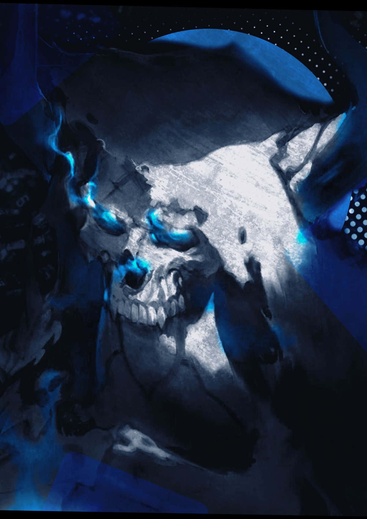 Mystical_ Skull_in_ Shadows.jpg Wallpaper