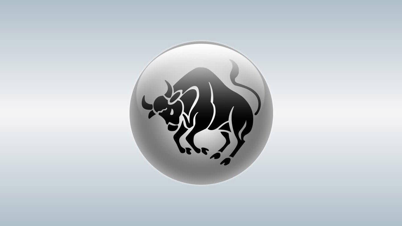 Mystical Taurus Zodiac Sphere Wallpaper