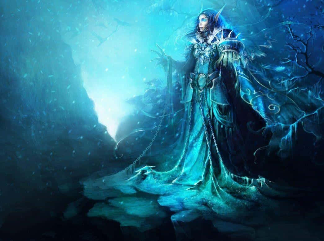 Mystical_ World_of_ Warcraft_ Mage Wallpaper