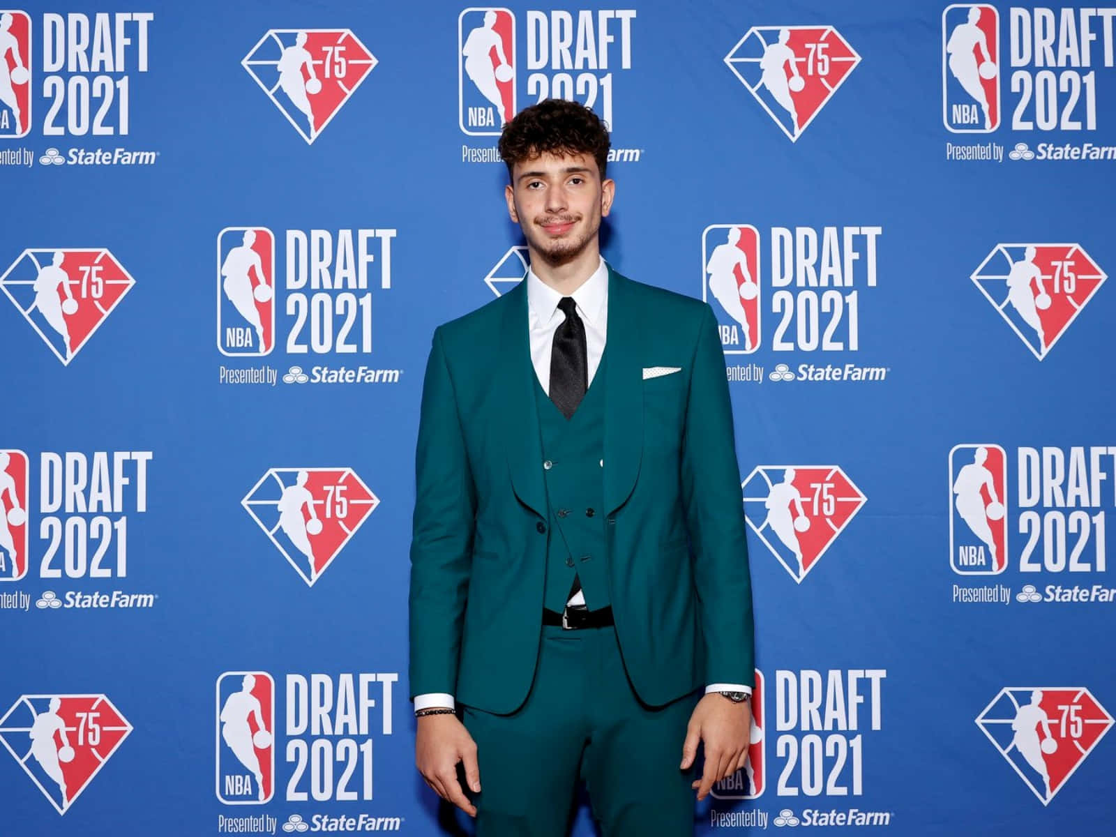 N B A Draft2021 Green Suit Wallpaper