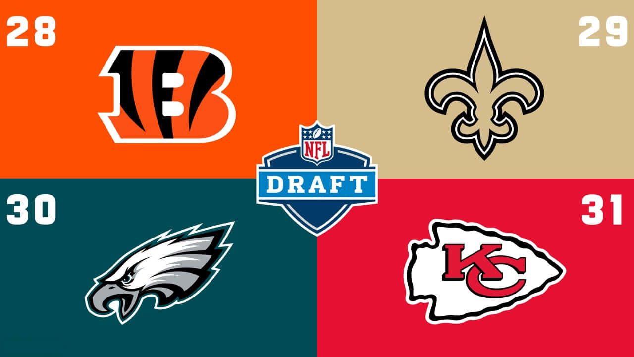 N F L Draft Team Logos Positions Wallpaper