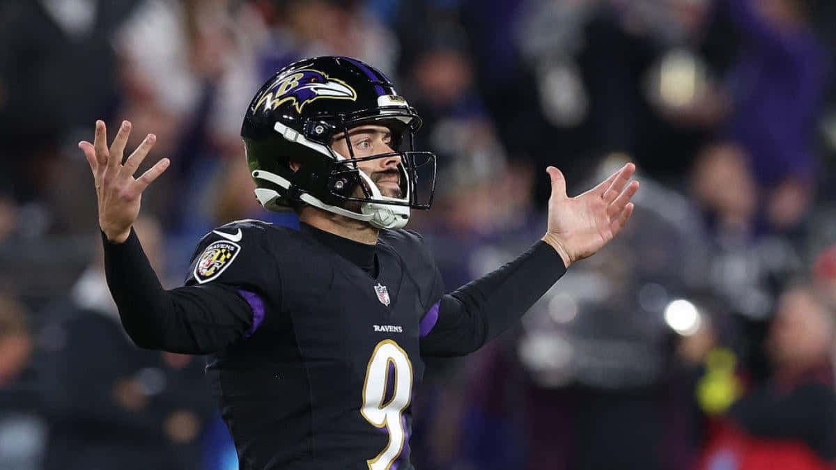 N F L Kicker Justin Tucker Reaction Wallpaper