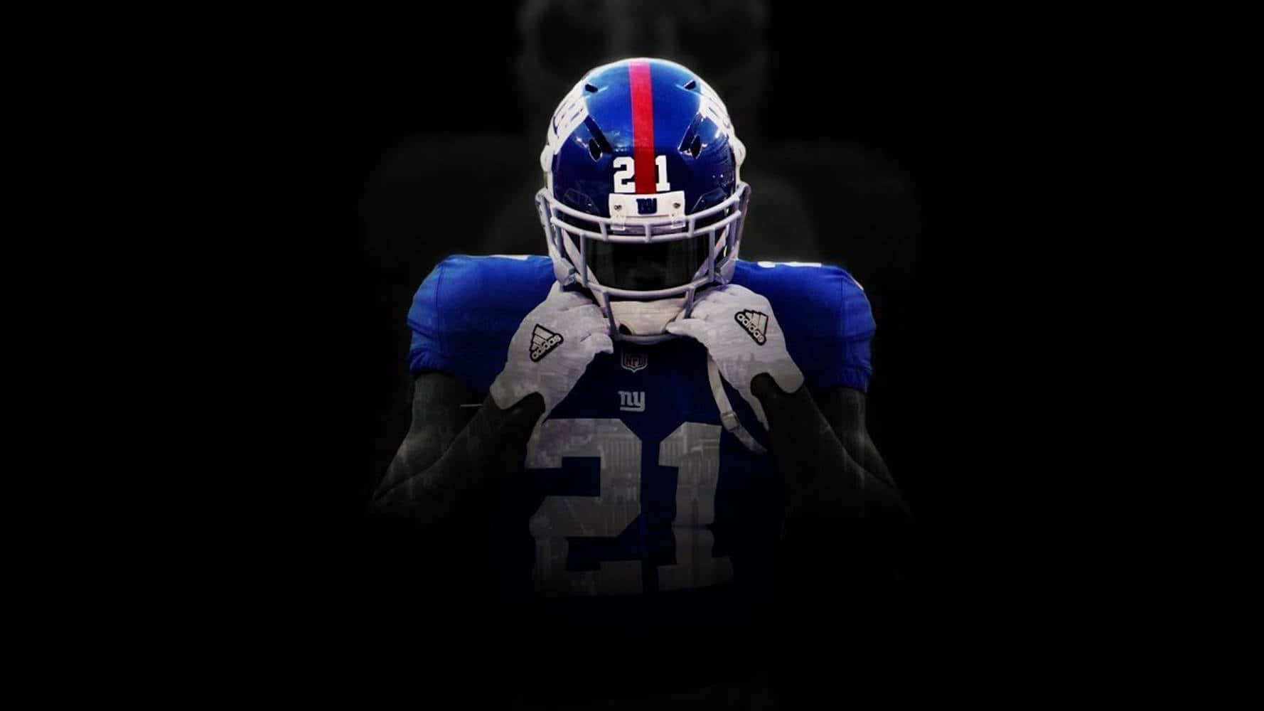 N Y Giants Player Number21 Wallpaper