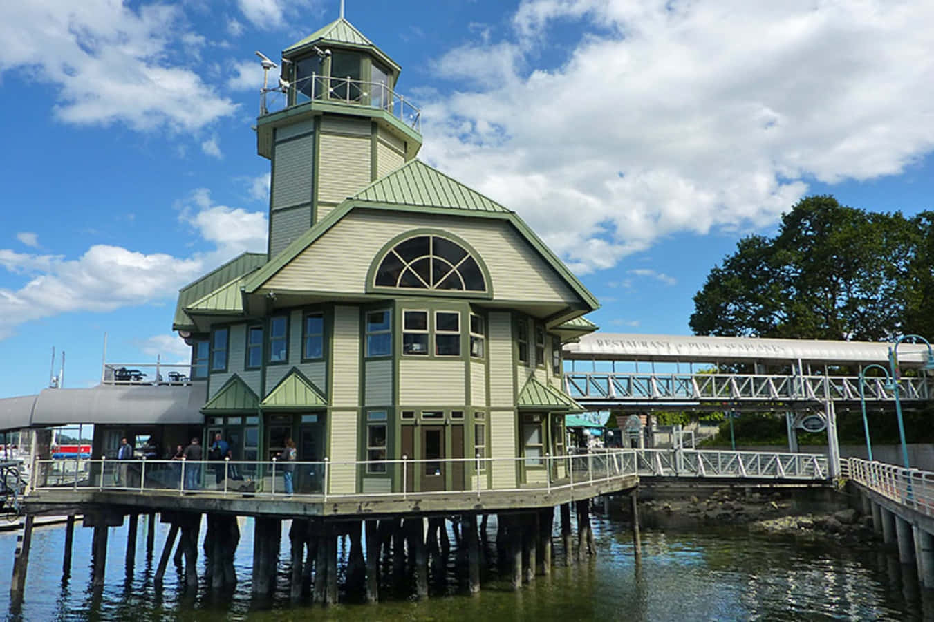 Nanaimo Harbour Lighthouse Building Wallpaper