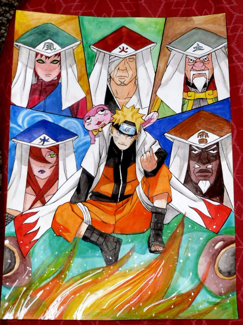 Naruto Kage Unleashed In Action Wallpaper