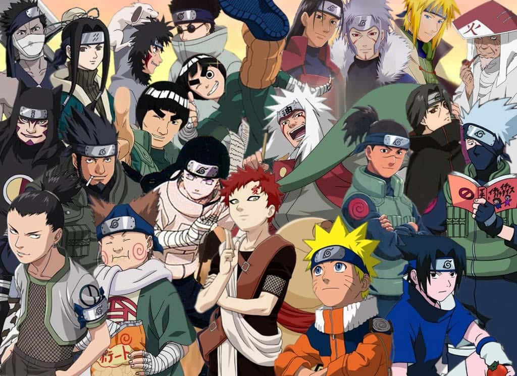 Naruto's Friend Smiling In Sunlight Wallpaper