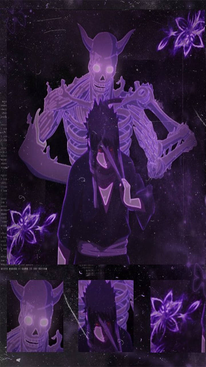 Naruto Sasuke Susanoo Collage Wallpaper