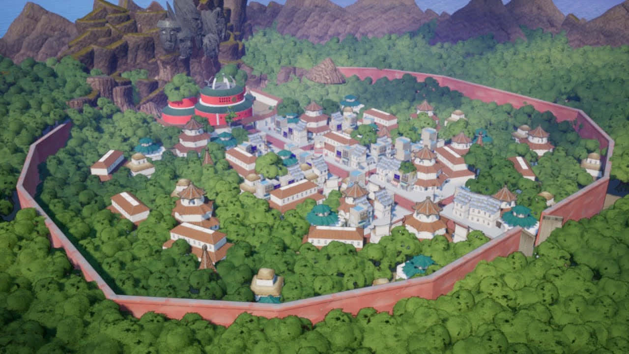 Naruto Village - Home Of The Hidden Leaf Shinobi Wallpaper