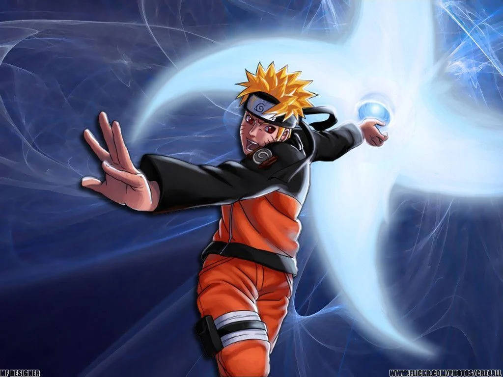 Naruto With Rasengan Shuriken Wallpaper