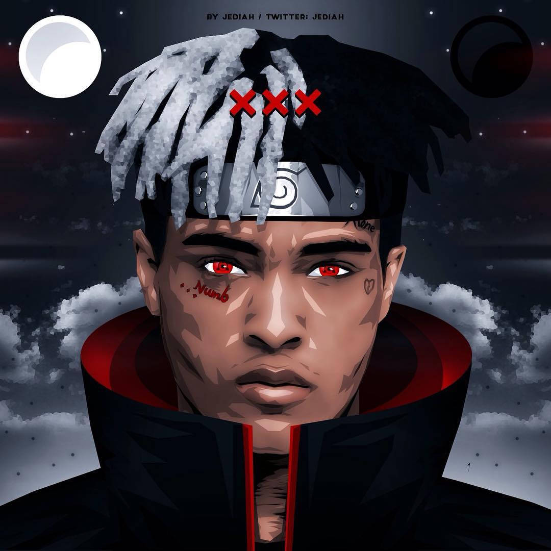 Naruto Xxxtentacion Cartoon Wallpaper