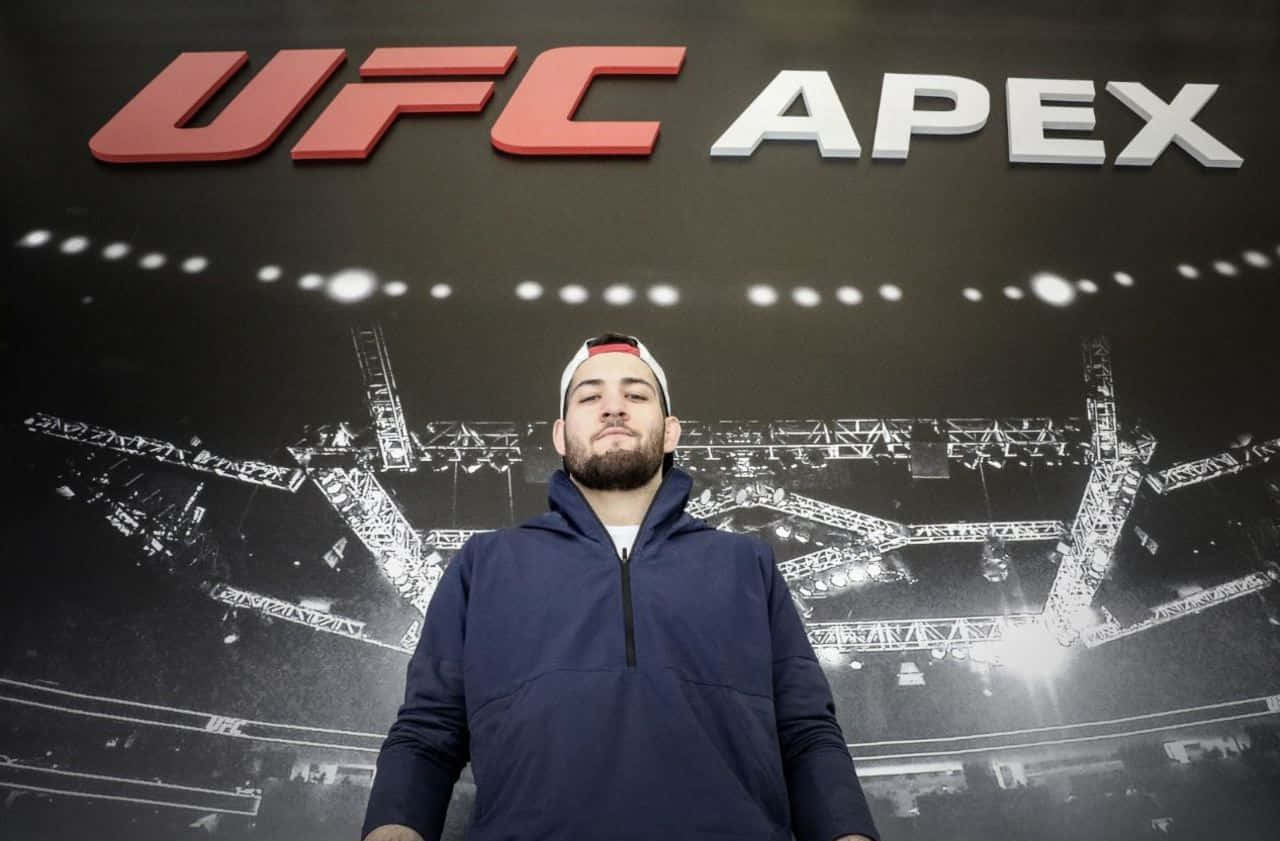 Nassourdine Imavov At The Ufc Apex Hq Wallpaper