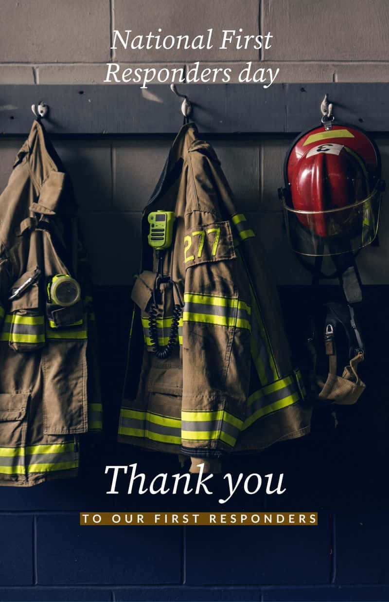 National First Responders Day Appreciation Wallpaper