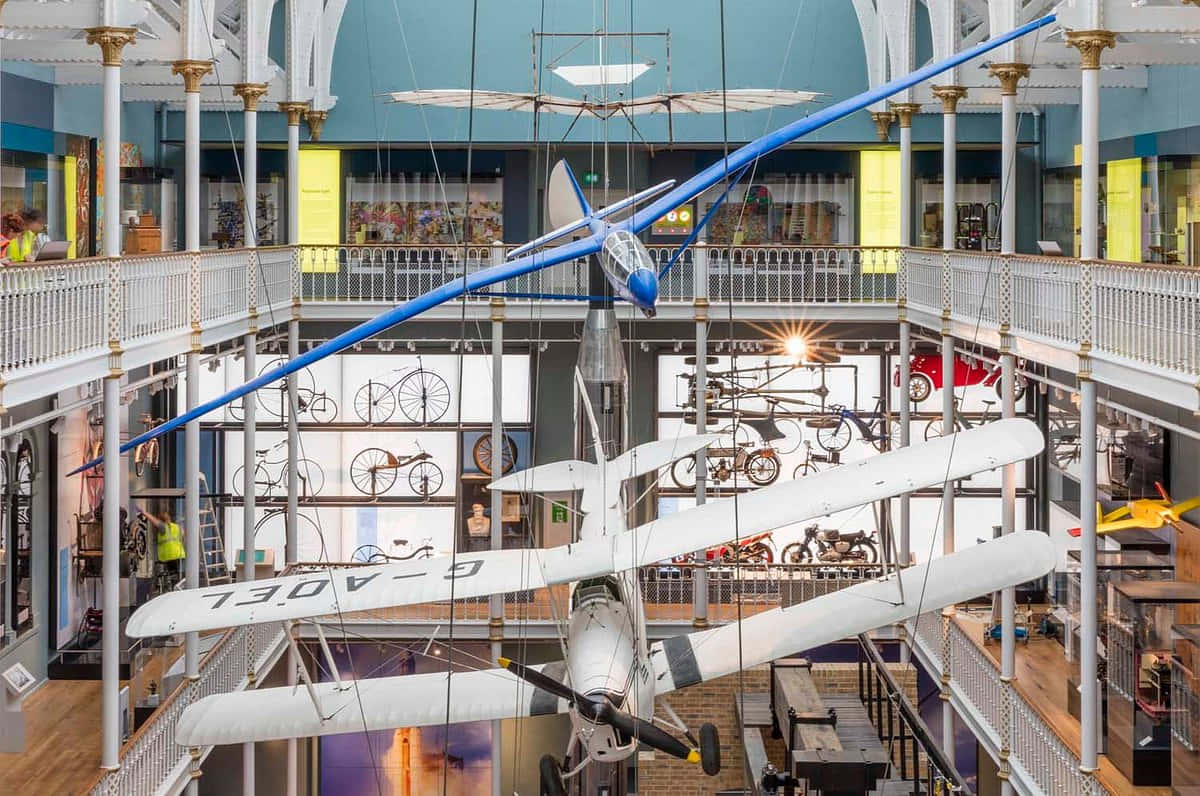 National Museumof Scotland Aviation Exhibit Wallpaper