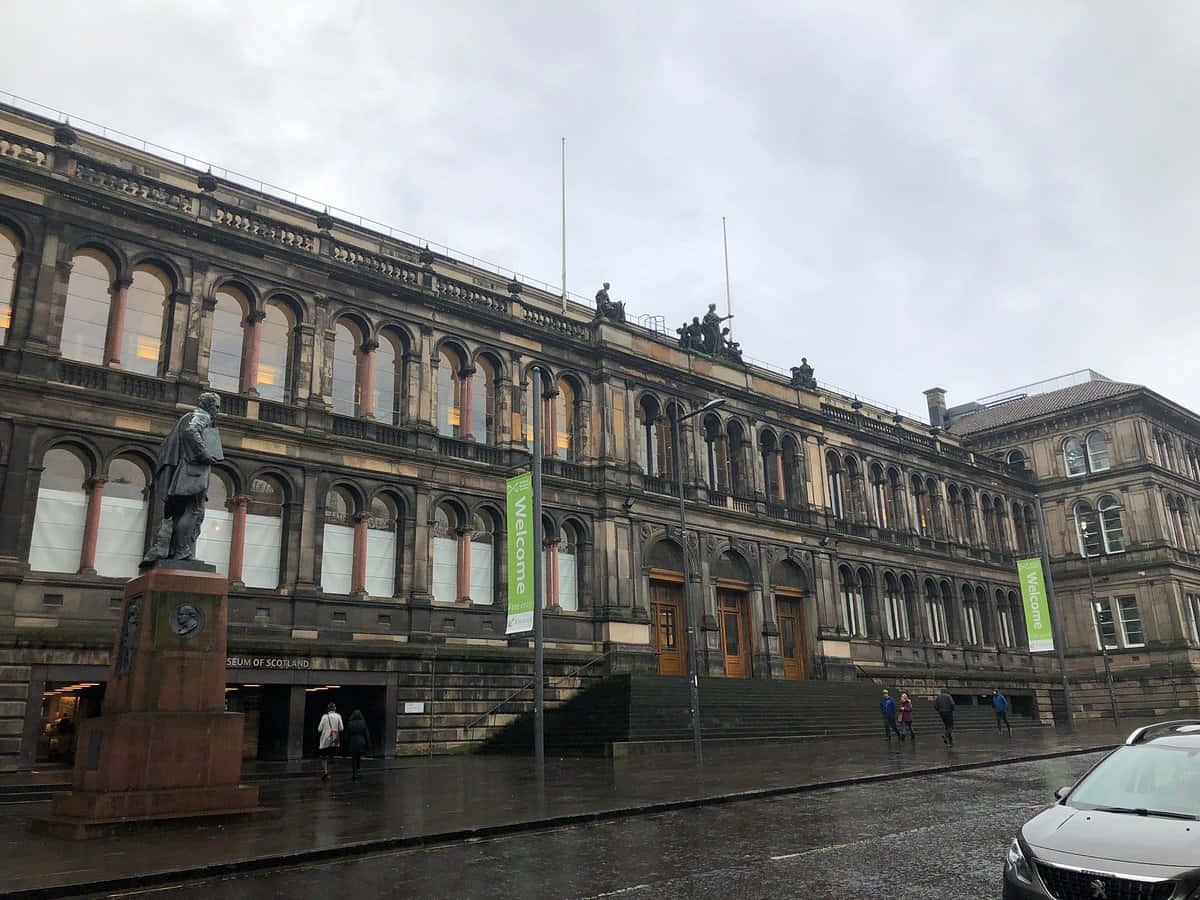 National Museumof Scotland Facade Wallpaper