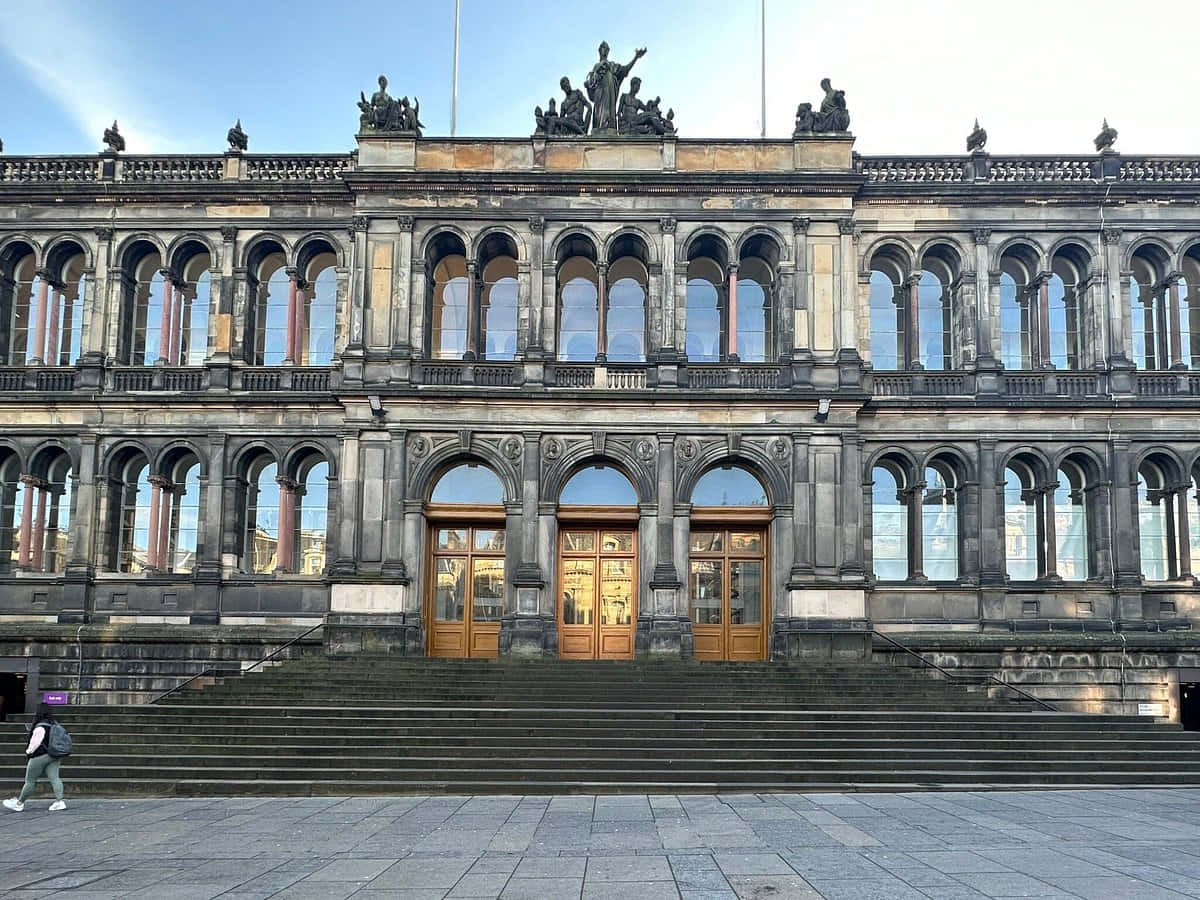 National Museumof Scotland Facade Wallpaper