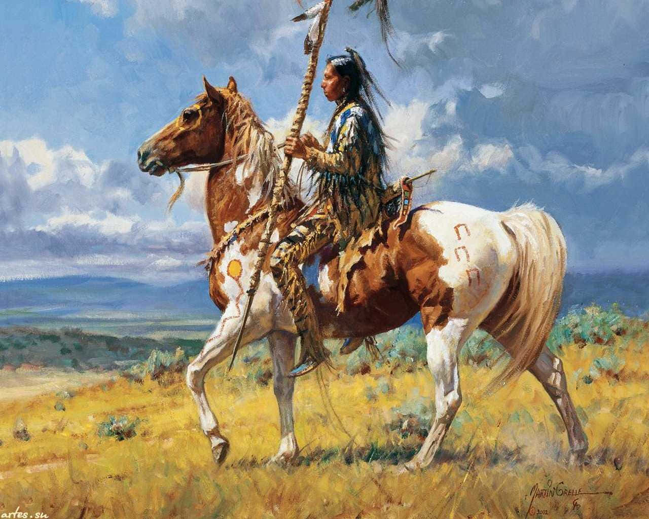 Native American Indian 1280 X 1024 Wallpaper