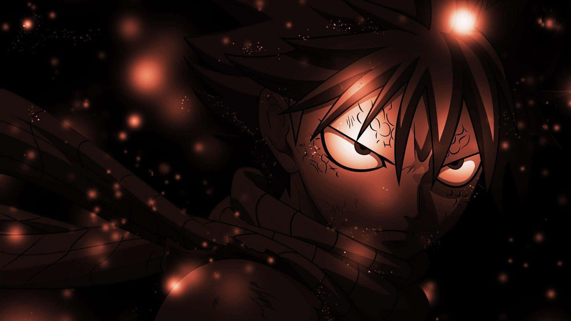 Natsu Dragneel Unleashing His Fire Dragon Slayer Magic Wallpaper