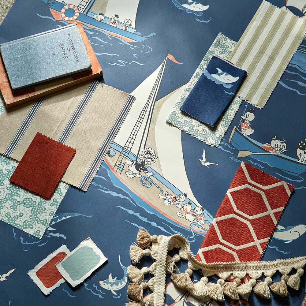 Nautical Theme Interior Design Samples Wallpaper