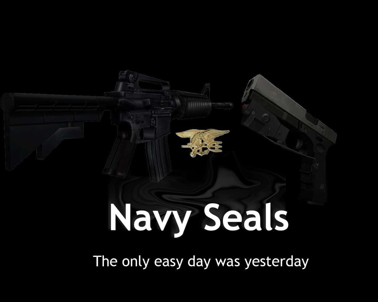 Navy Seals Ready To Take On Any Mission. Wallpaper