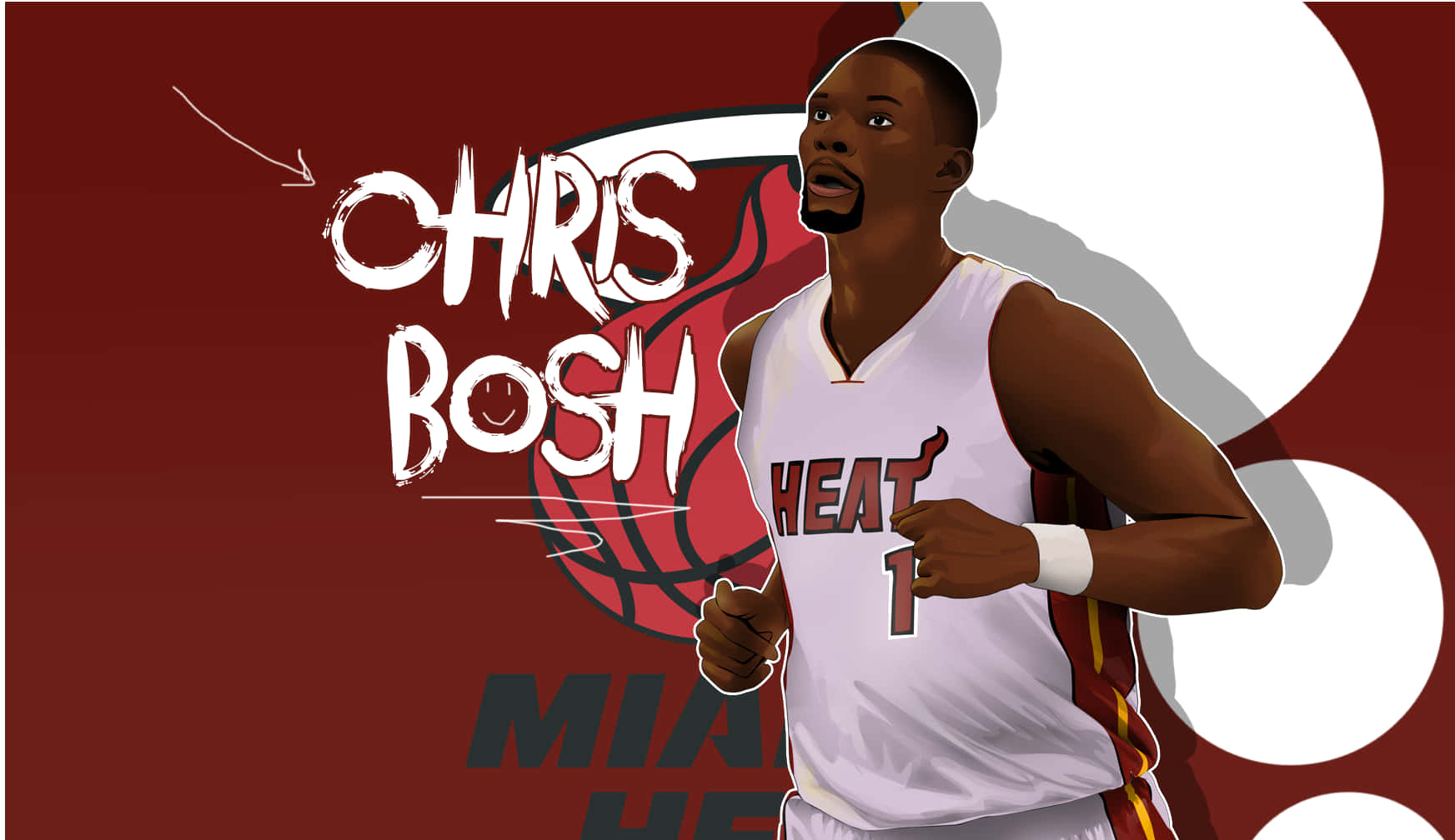 Nba 2k14 Chris Bosh Cyberface Wallpaper