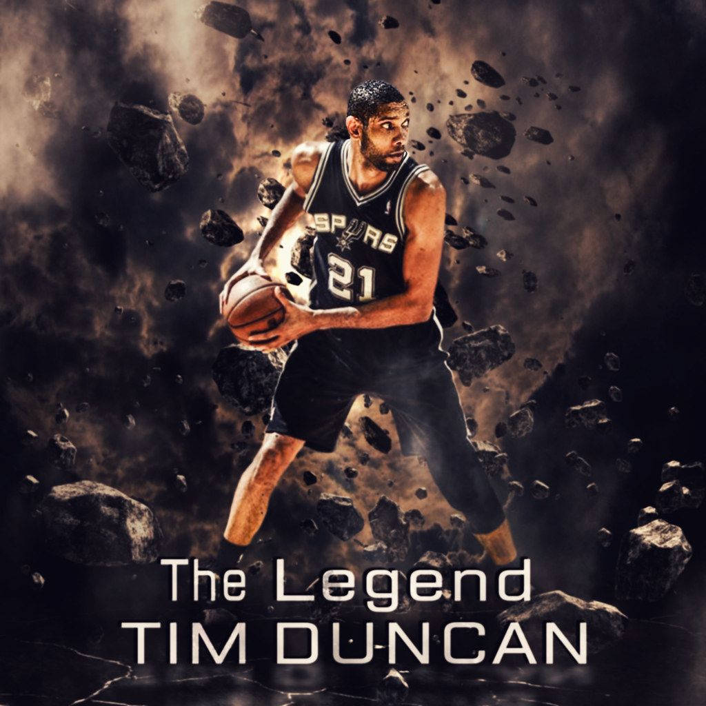 Nba Legend Tim Duncan Wallpaper