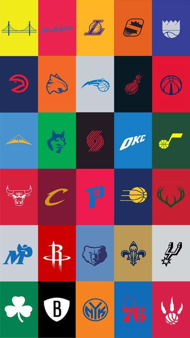 Nba Logo Vector Collage Wallpaper