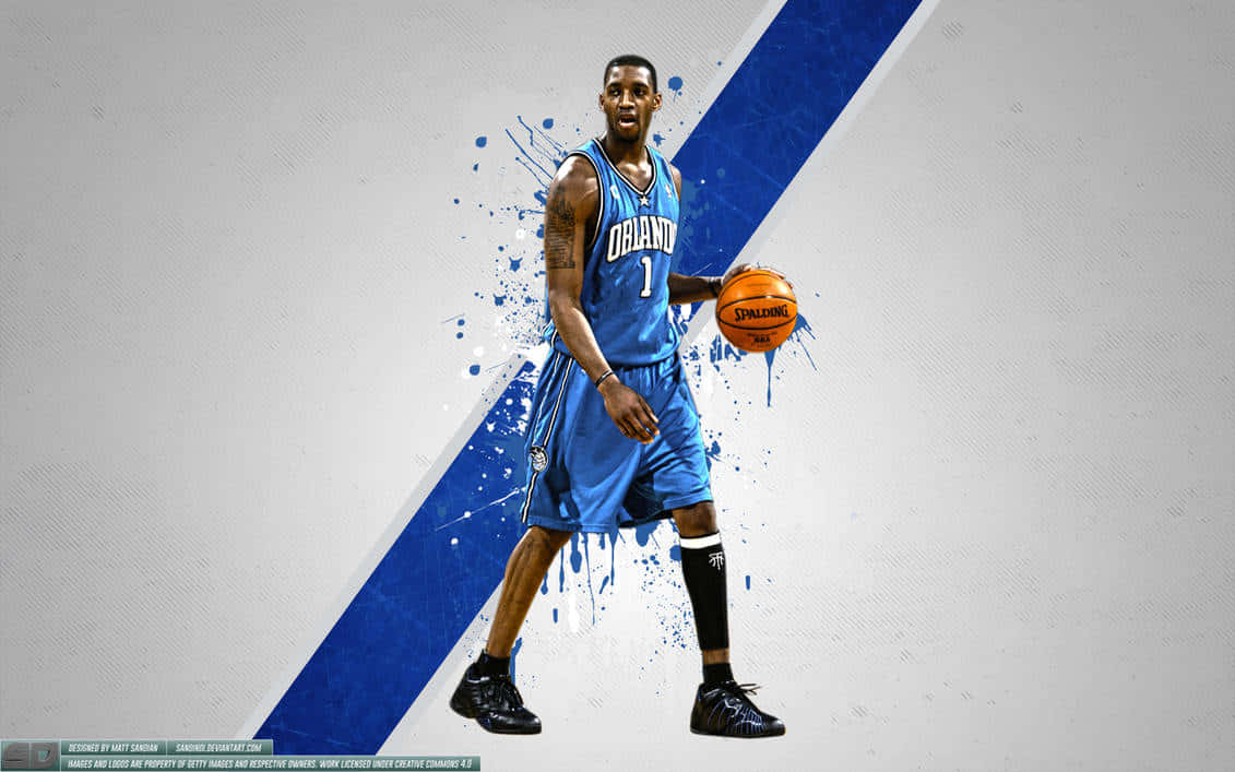 Nba Star Tracy Mcgrady Wallpaper