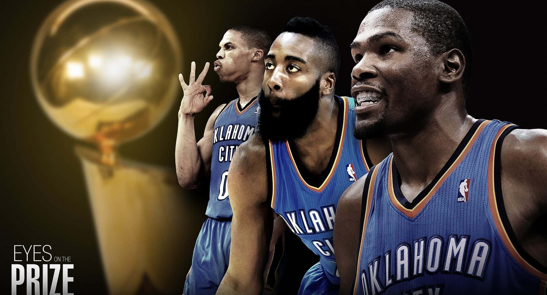 Nba Team Oklahoma City Thunders Former Players Wallpaper