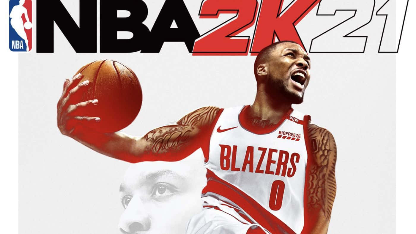 Nba2k21 Damian Lillard White Wallpaper