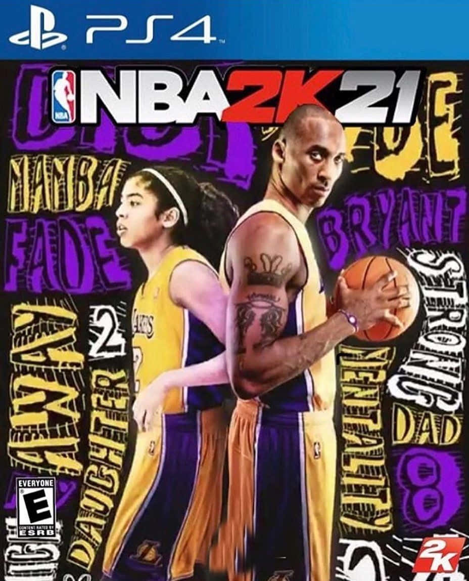 Nba2k21 Kobe And Gigi Bryant Cover Wallpaper