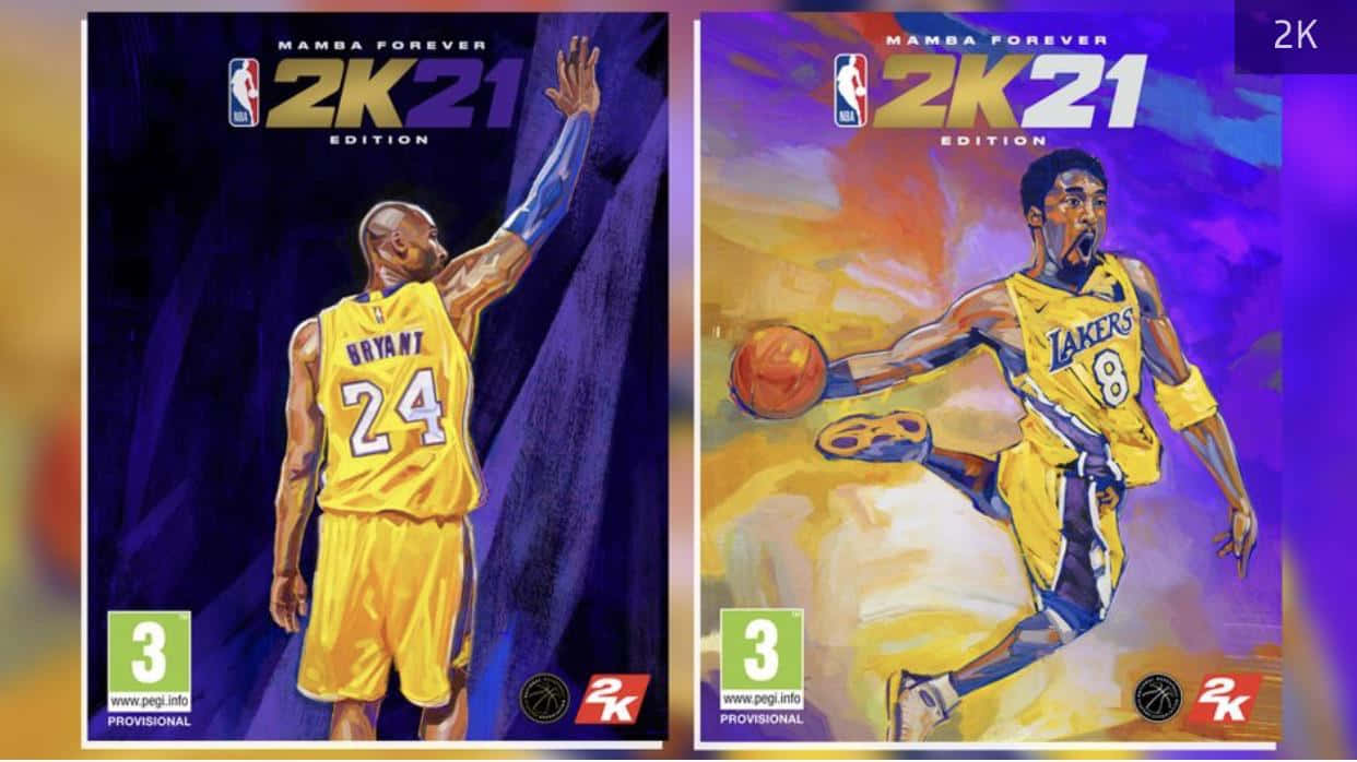 Nba2k21 Kobe Bryant Two Different Covers Wallpaper