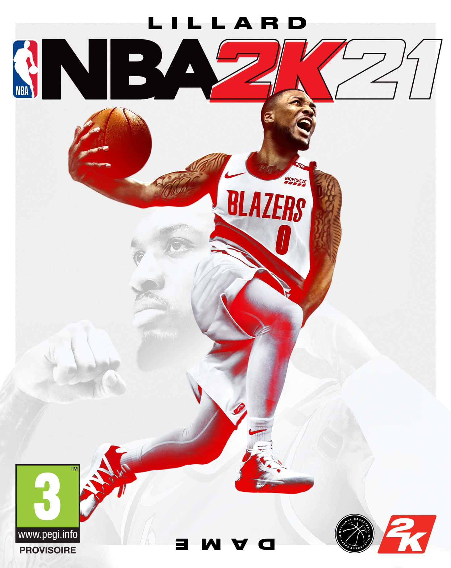 Nba2k21 Video Game Cover Damian Lillard Wallpaper