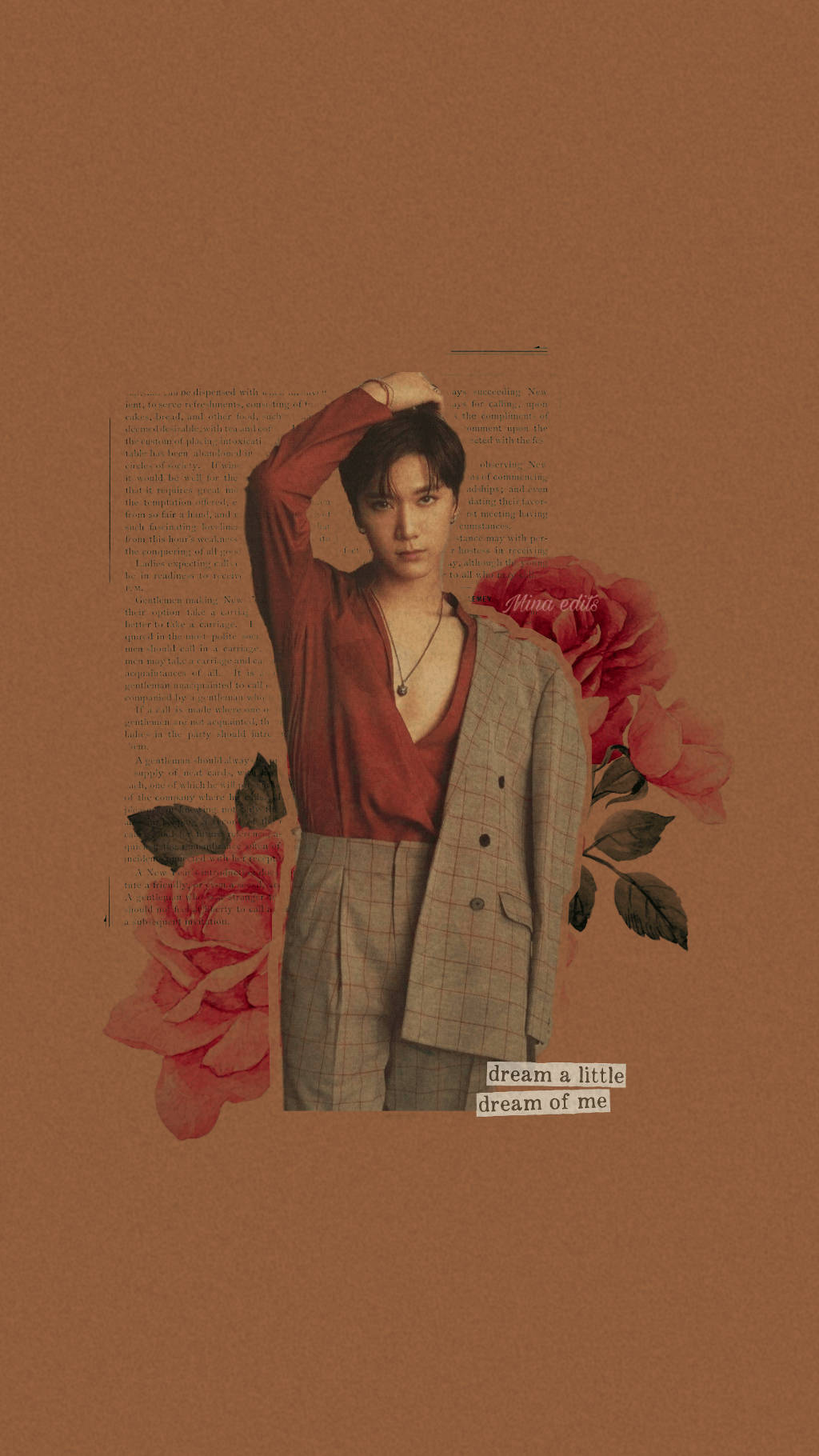 Nct Ten Beige Aesthetic Wallpaper