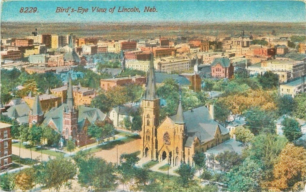 Nebraska's Historical Capitol Building In Lincoln Wallpaper