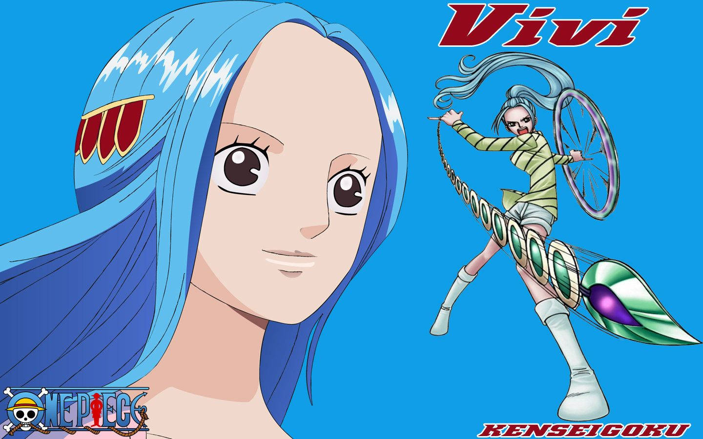 Nefertari Vivi With Peacock Slasher Wallpaper