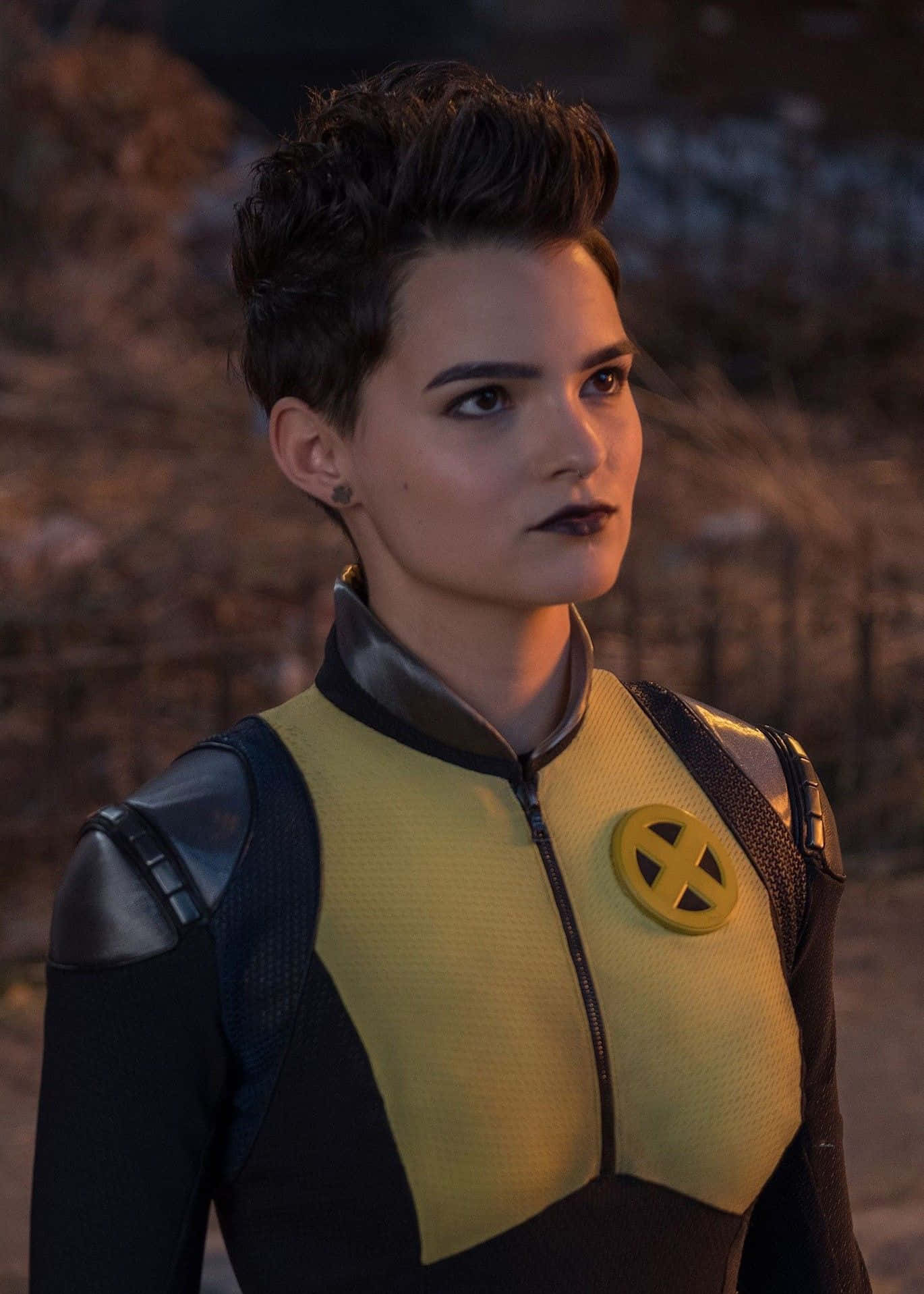 Negasonic Teenage Warhead In Action Wallpaper