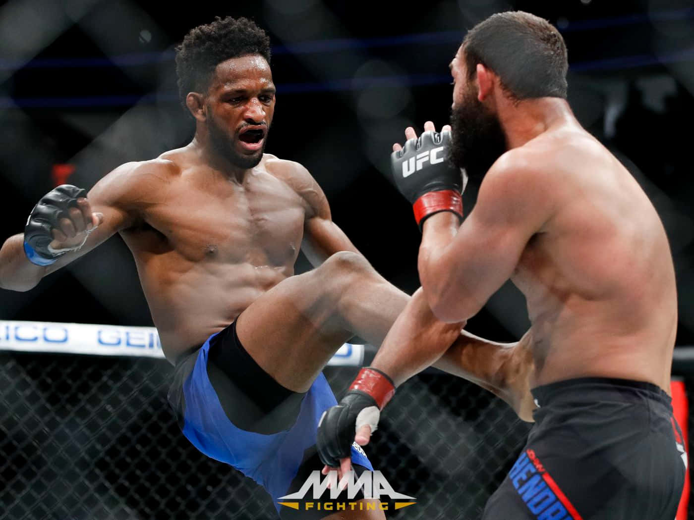 Neil Magny Kicking Wallpaper