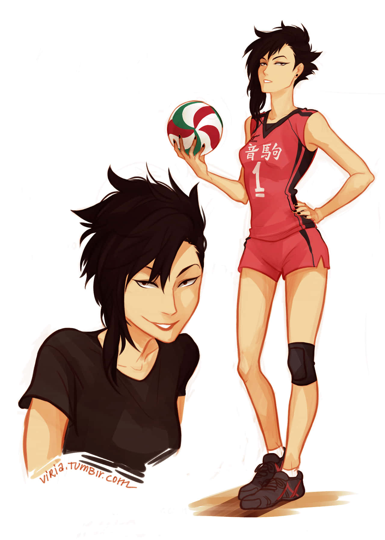 Nekoma High School Volleyball Team Wallpaper