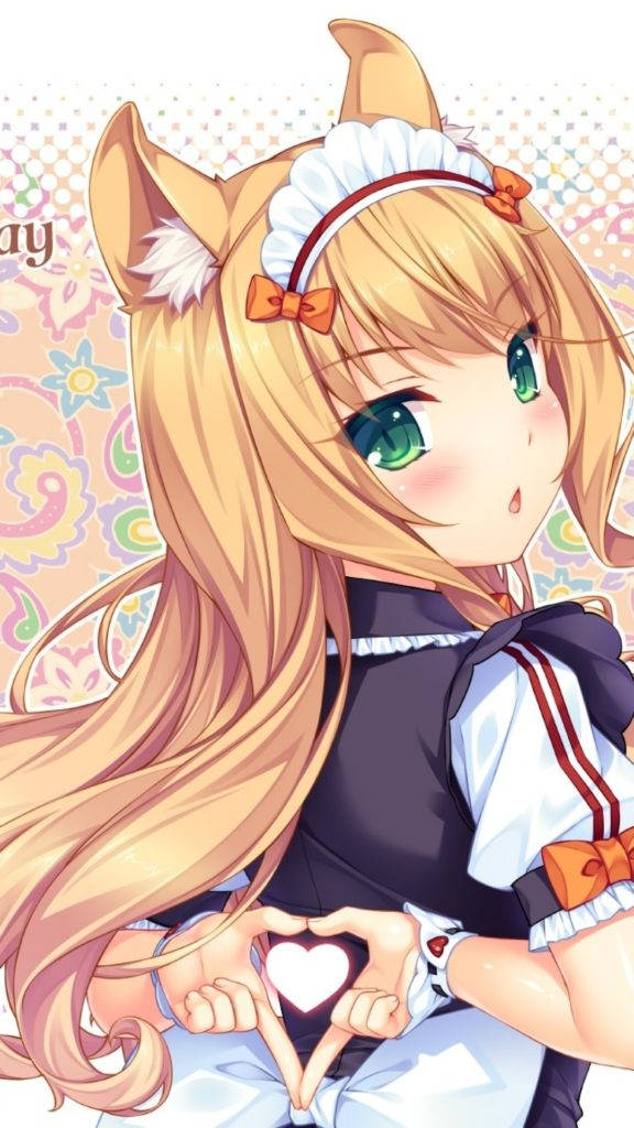 Nekopara's Tsundere Maple Wallpaper