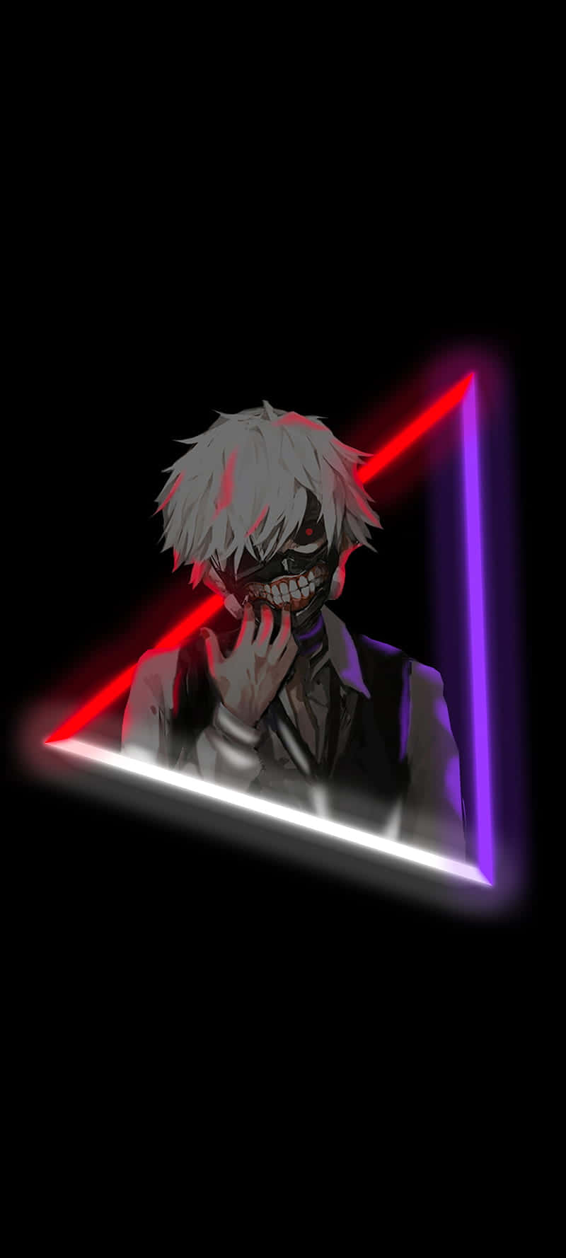 Neon Anime Ken Kaneki Wallpaper