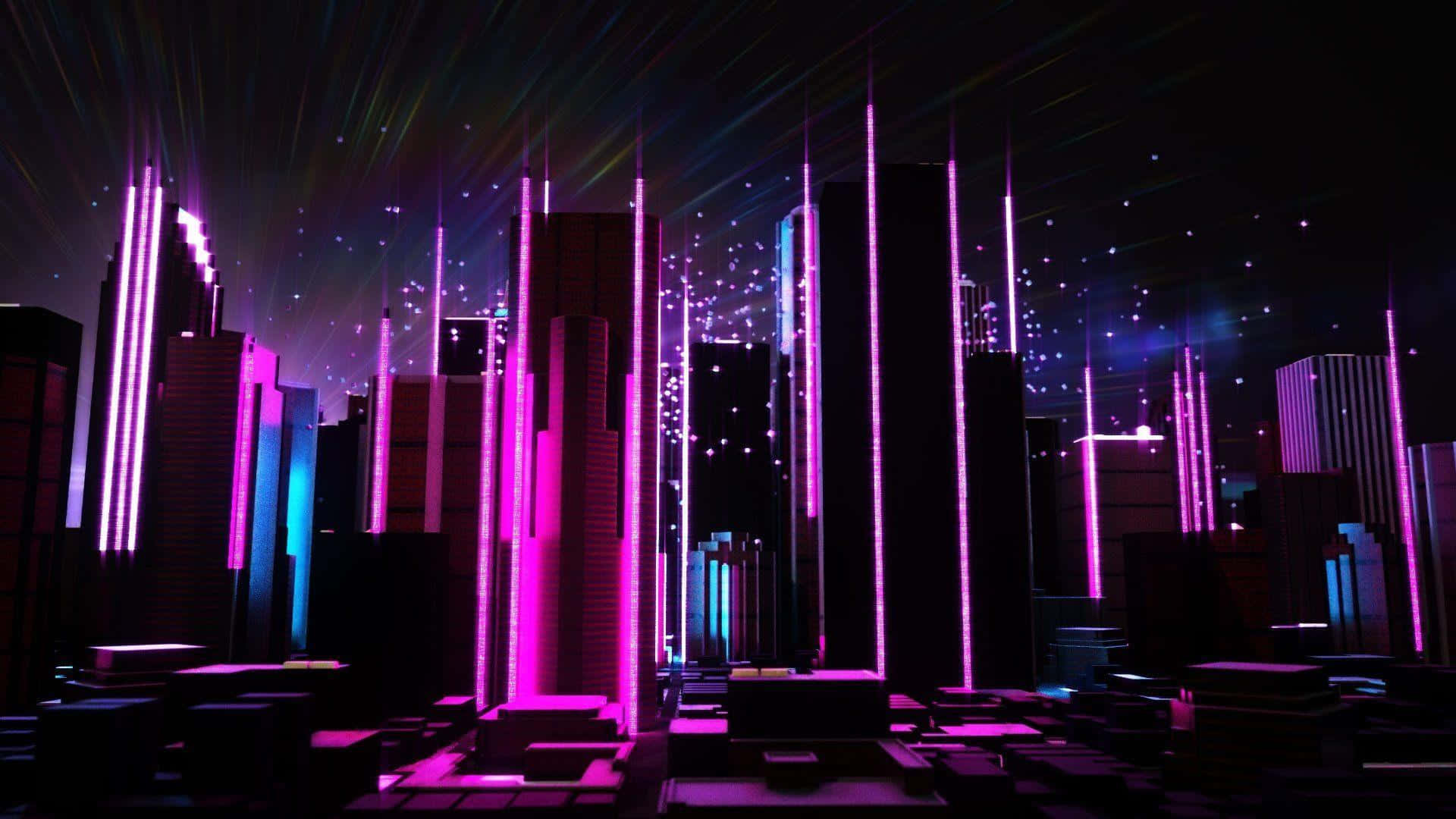 Neon City Dreams Wallpaper